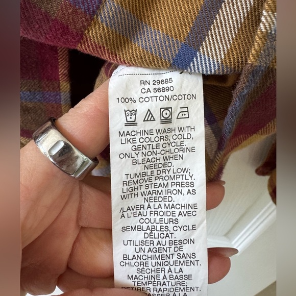 Men’s Pendleton Burnside Double-Brushed Flannel Shirt size small - Picture 5 of 8